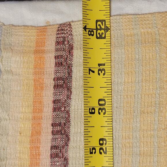 Vintage MCM Southwest Mexican Tablecloth Woven 2 Matching Napkins Fine Quality - Picture 11 of 11